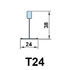T24 - S33 tee suspension system