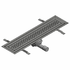 700mm channel - 50mm horizontal outlet - POL VCH700