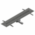 900mm channel - 50mm horizontal outlet - POL VCH900