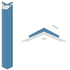 75 x 75mm High Impact PVC-u Corner Guard