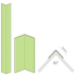 50 x 50mm Standard PVC-u Corner Guard