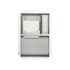 ZE-102-PU concealed paper towel and soap dispenser combination