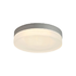 Puck ceiling light - Satin Silver & White (JD76-SS/W)