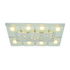 Crystal ceiling light - Chrome & White (JY001-CH/W)