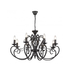 8-Light Black chandelier (JP0012-BL)
