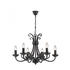 6-Light Black chandelier (JP0015-BL)