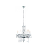 5-Light Chrome and Black Toledo chandelier (JP211-CH/BL)
