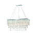 3-Light Chrome and Clear Gem chandelier (JP308-CH/CL)