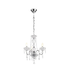 3-Light Chrome and Clear Panache chandelier (JP315-CH/CL)