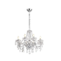 8-Light Chrome and Clear Panache chandelier (JP317-CH/CL)