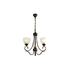 3-Light Antique Bronze Beau chandelier (JP425-ABZ)