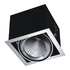 230V Sqaure Tilt Downlight - Satin Silver (BK61CREESS)