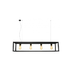 4-Light Metal pendant - Black (JC0003BL)