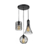 3-Light Grid pendant - Black (JC157-BL)