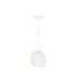 Metal pendant - White (PF0002W)