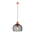 Mesh pendant - Matt Black & Copper (PF201E27MBLK /CP)