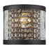 Mesh & Crystal JC152-BL Wall Light -  Black