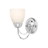 Tulip JH78-CH/W Wall Light -  Chrome and White