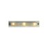 Home JN41-CH/W/CL Wall Light -  Chrome/White and Clear