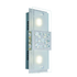 Crystal JY003-CH/W Wall Light -  Chrome and White