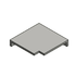 580 x 480 x 100 inside corner single wall capping