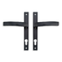 SAVI EURO Fox Spring-Loaded Lever Door Handle BLACK (Code: DHSFOXB)