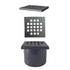 110 x 110mm Gunmetal square hole grate