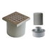 75mm WetFloor Drain - Stainless Steel with round holes