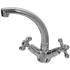 Crimson Chrome basin mixer with swivel spout (Code: 1VRCT00013)