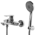 Dune Chrome single lever bath mixer (Code: 1VRDL00030)