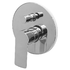 Dune Chrome single lever concealed mixer with diverter (Code: 1VRDL00040)