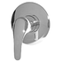 Mixed Solid Chrome single lever concealed mixer (Code: 1VRMT80000)